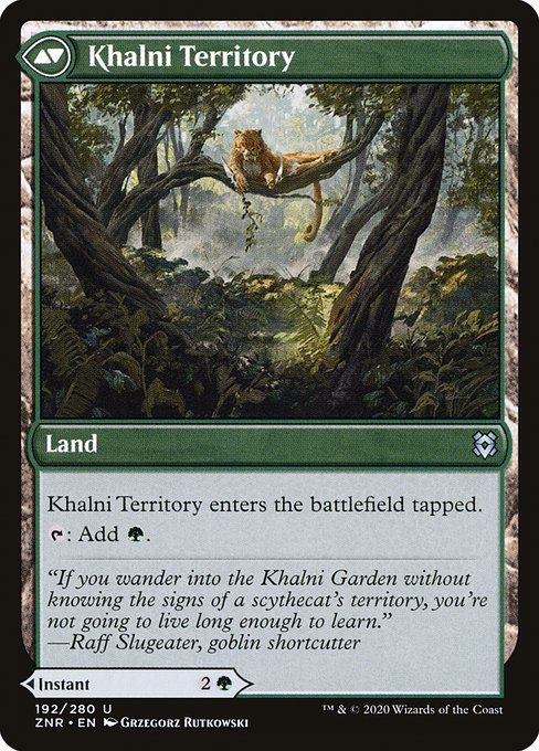 Khalni Ambush // Khalni Territory - Verso