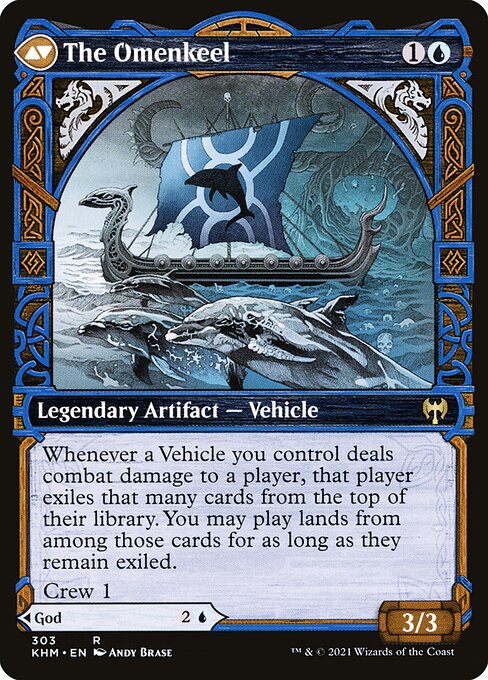 Cosima, God of the Voyage // The Omenkeel - Verso