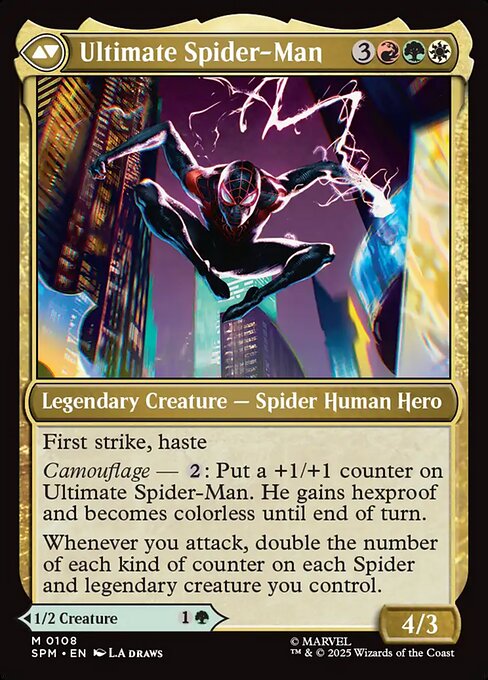 Miles Morales // Ultimate Spider-Man - Verso