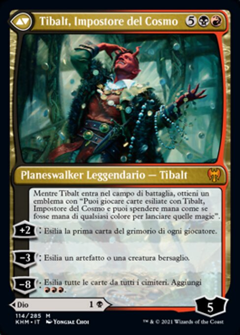 Valki, God of Lies // Tibalt, Cosmic Impostor - Verso