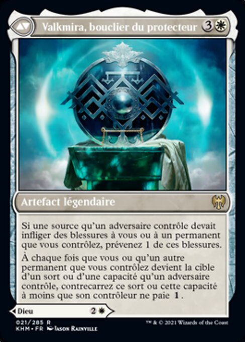 Reidane, God of the Worthy // Valkmira, Protector's Shield - Verso