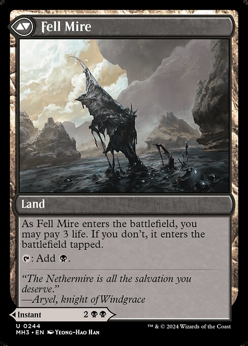 Fell the Profane // Fell Mire - Verso