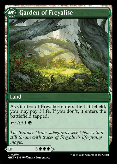 Disciple of Freyalise // Garden of Freyalise - Verso