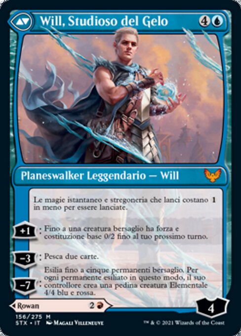 Rowan, Scholar of Sparks // Will, Scholar of Frost - Verso