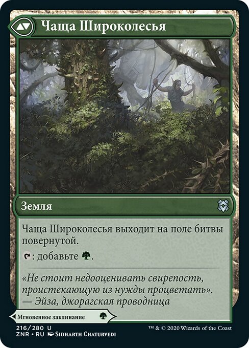 Vastwood Fortification // Vastwood Thicket - Verso