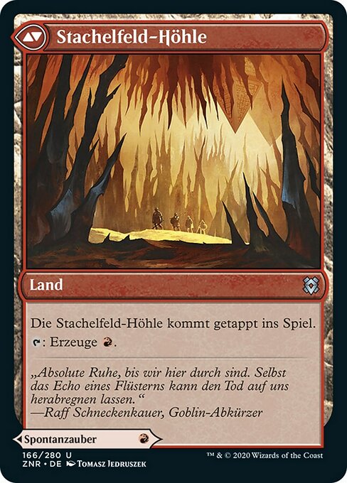 Spikefield Hazard // Spikefield Cave - Verso