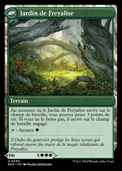 Disciple of Freyalise // Garden of Freyalise - Verso