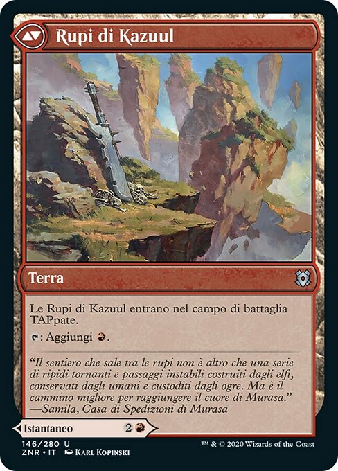 Kazuul's Fury // Kazuul's Cliffs - Verso
