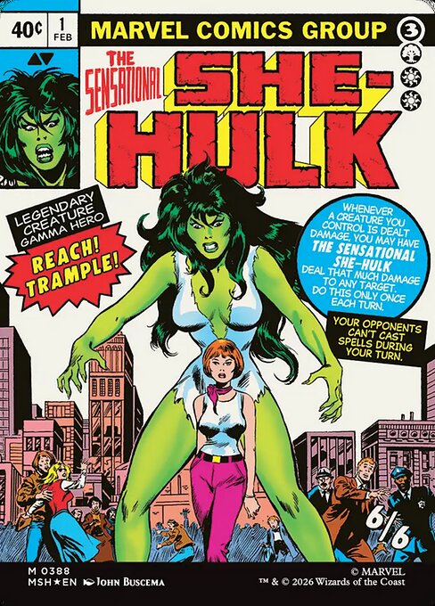 Jennifer Walters // The Sensational She-Hulk - Verso