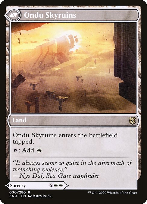 Ondu Inversion // Ondu Skyruins - Verso