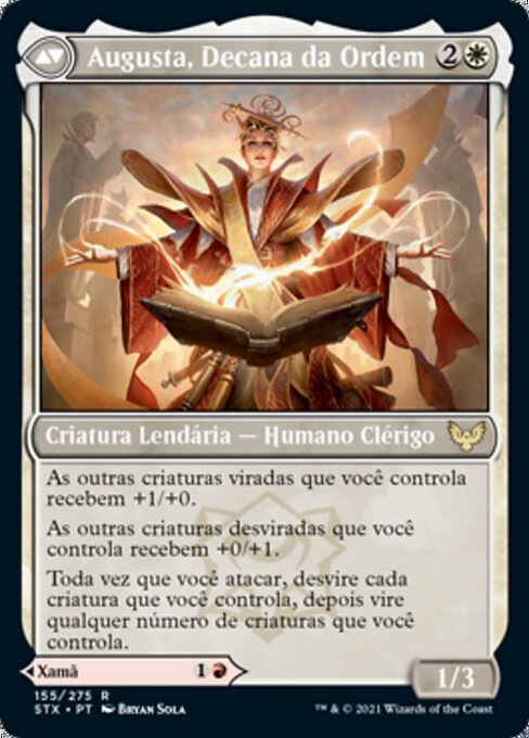 Plargg, Dean of Chaos // Augusta, Dean of Order - Verso