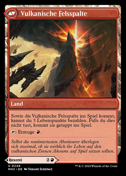 Sundering Eruption // Volcanic Fissure - Verso