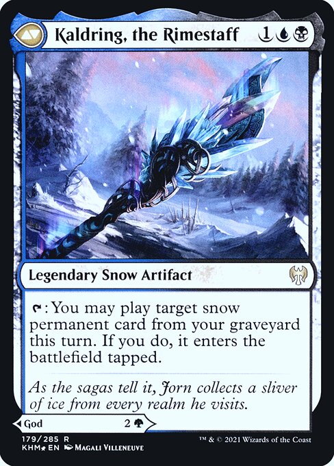 Jorn, God of Winter // Kaldring, the Rimestaff - Verso