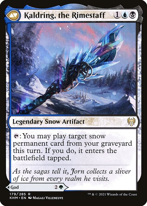 Jorn, God of Winter // Kaldring, the Rimestaff - Verso