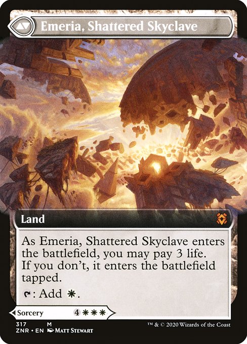 Emeria's Call // Emeria, Shattered Skyclave - Verso