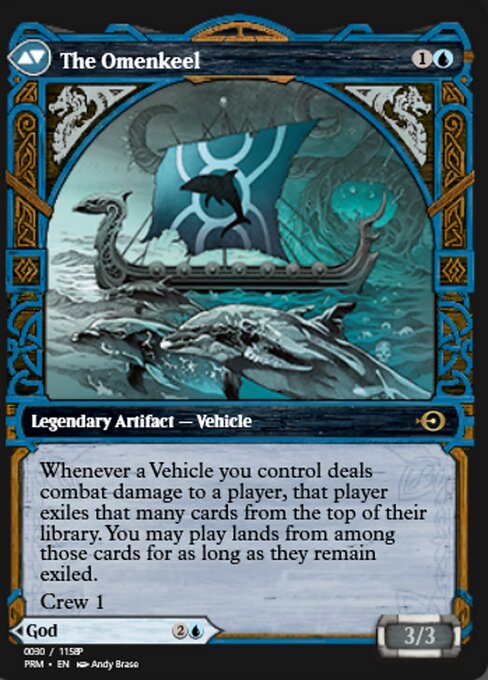 Cosima, God of the Voyage // The Omenkeel - Verso
