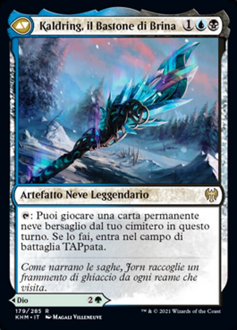 Jorn, God of Winter // Kaldring, the Rimestaff - Verso