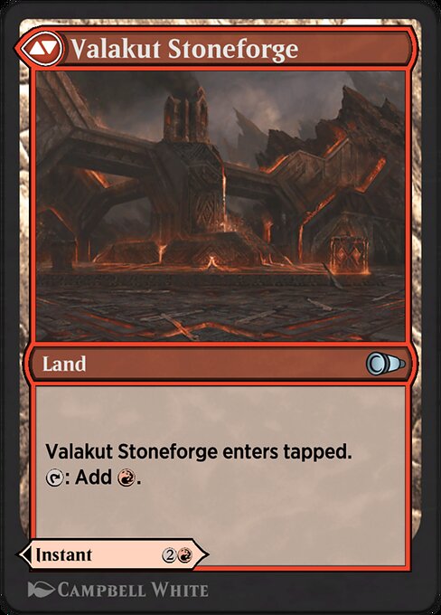 Valakut Awakening // Valakut Stoneforge - Verso