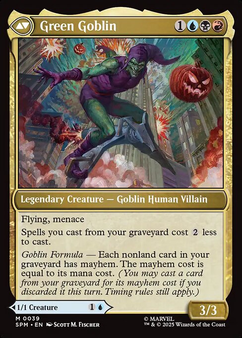 Norman Osborn // Green Goblin - Verso