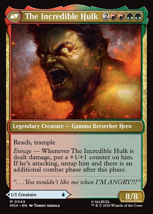 Bruce Banner // The Incredible Hulk - Verso