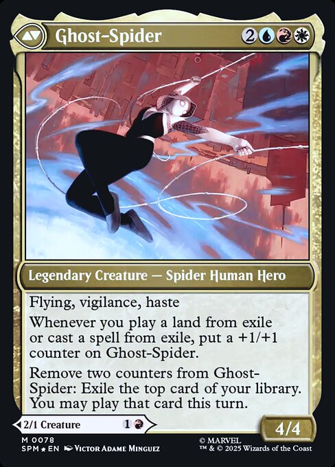 Gwen Stacy // Ghost-Spider - Verso