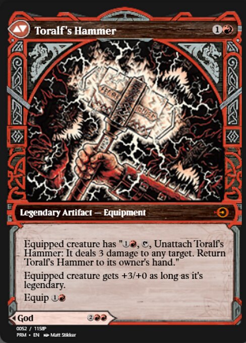 Toralf, God of Fury // Toralf's Hammer - Verso