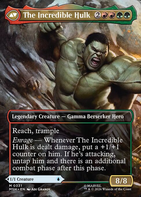 Bruce Banner // The Incredible Hulk - Verso