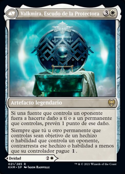 Reidane, God of the Worthy // Valkmira, Protector's Shield - Verso