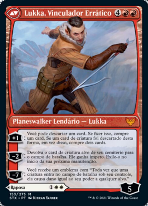 Mila, Crafty Companion // Lukka, Wayward Bonder - Verso