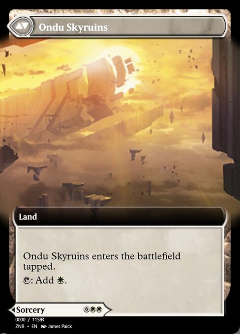 Ondu Inversion // Ondu Skyruins - Verso