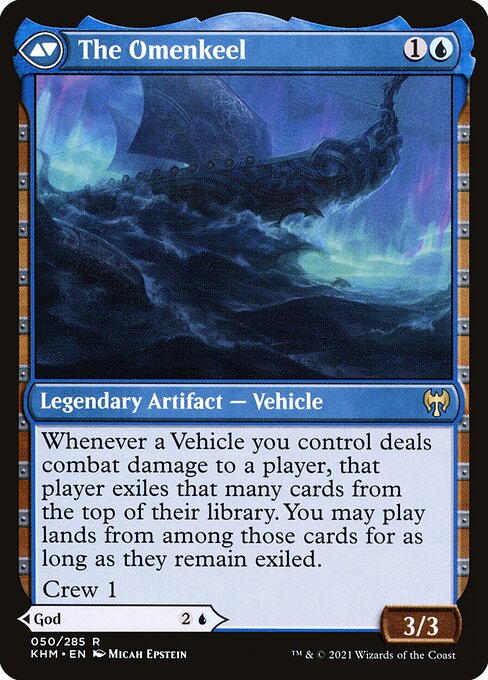 Cosima, God of the Voyage // The Omenkeel - Verso