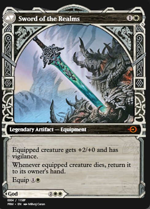 Halvar, God of Battle // Sword of the Realms - Verso