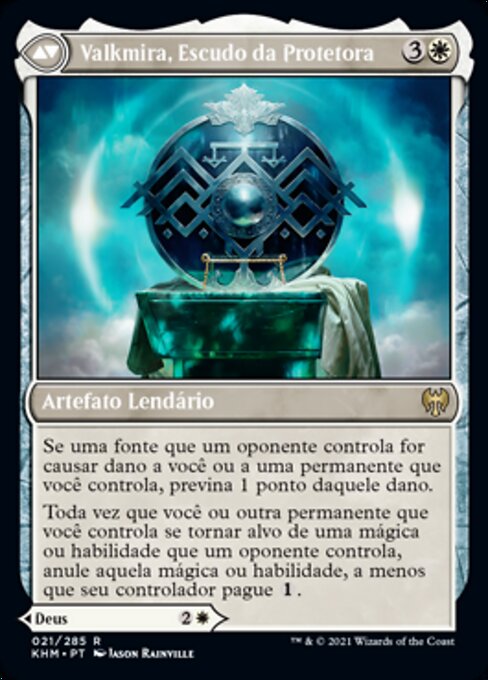 Reidane, God of the Worthy // Valkmira, Protector's Shield - Verso