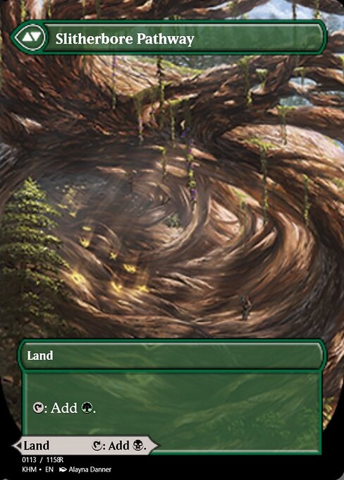 Darkbore Pathway // Slitherbore Pathway - Verso