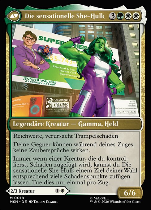 Jennifer Walters // The Sensational She-Hulk - Verso