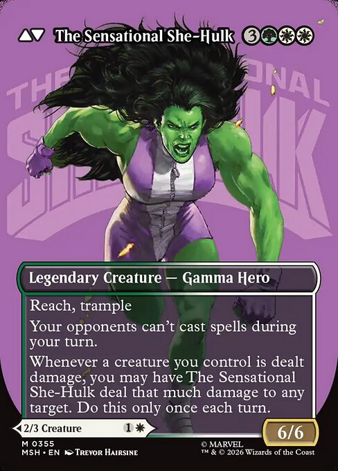 Jennifer Walters // The Sensational She-Hulk - Verso