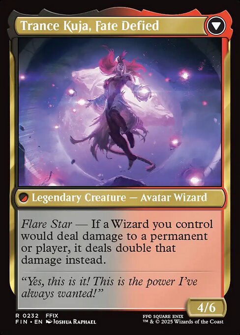 Kuja, Genome Sorcerer // Trance Kuja, Fate Defied - Verso