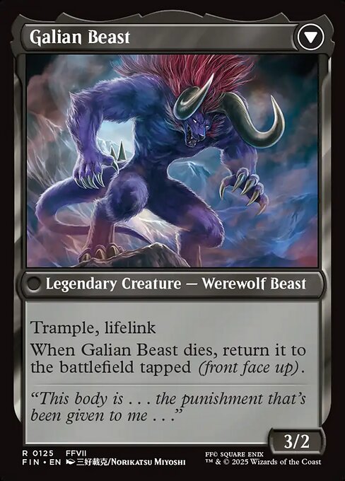 Vincent Valentine // Galian Beast - Verso