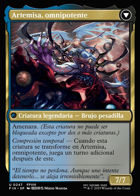 Ultimecia, Time Sorceress // Ultimecia, Omnipotent - Verso