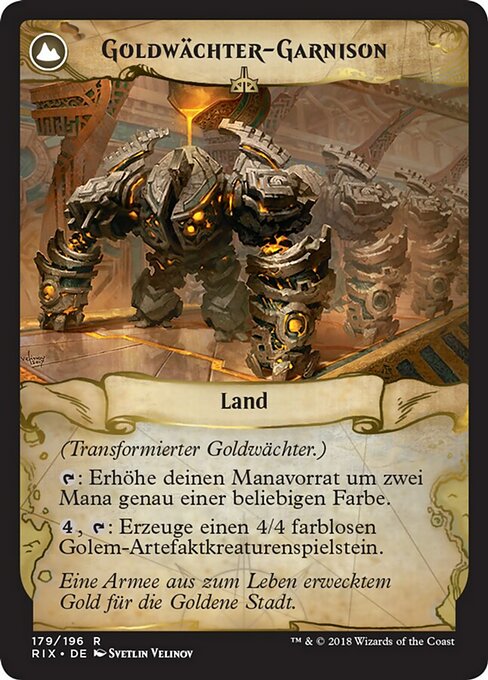 Golden Guardian // Gold-Forge Garrison - Verso