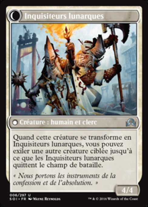 Avacynian Missionaries // Lunarch Inquisitors - Verso