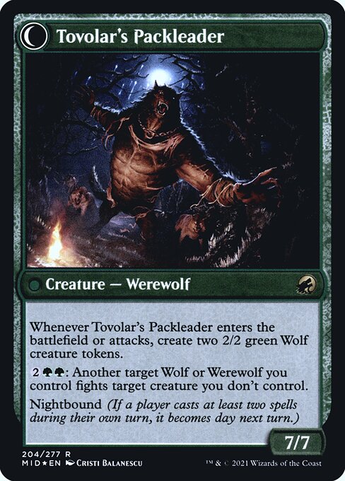 Tovolar's Huntmaster // Tovolar's Packleader - Verso