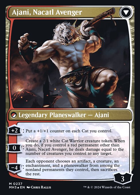 Ajani, Nacatl Pariah // Ajani, Nacatl Avenger - Verso