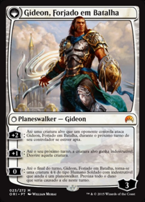 Kytheon, Hero of Akros // Gideon, Battle-Forged - Verso