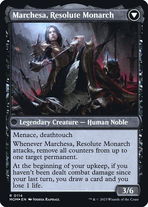 Invasion of Fiora // Marchesa, Resolute Monarch - Verso