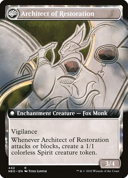 The Restoration of Eiganjo // Architect of Restoration - Verso