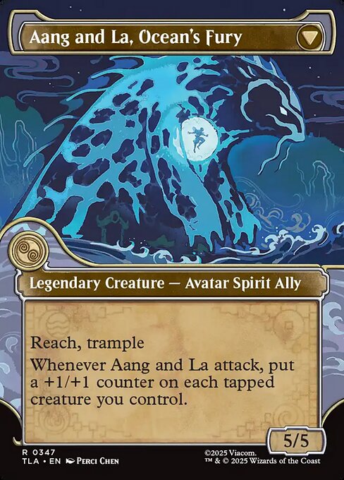 Aang, Swift Savior // Aang and La, Ocean's Fury - Verso