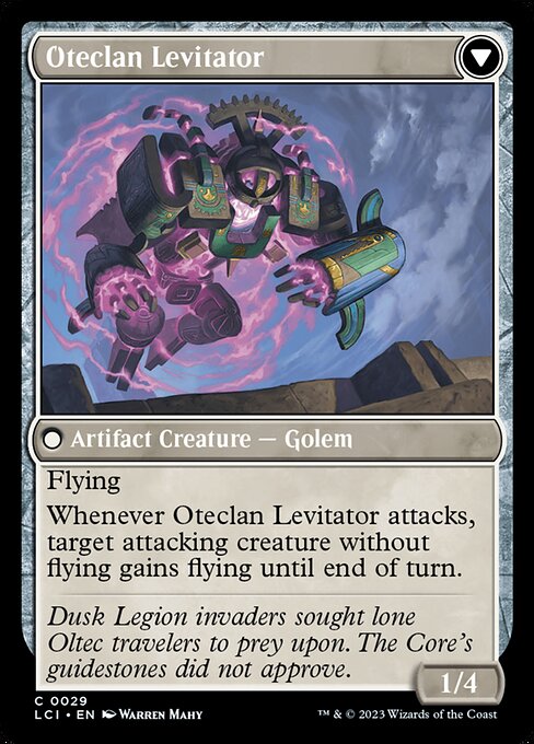 Oteclan Landmark // Oteclan Levitator - Verso