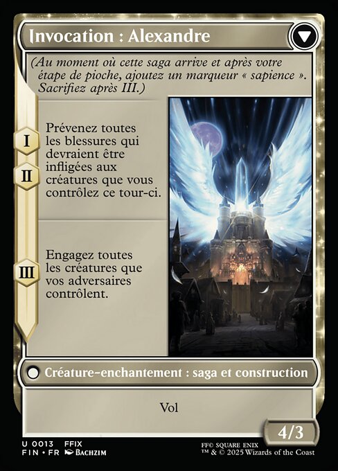 Crystal Fragments // Summon: Alexander - Verso