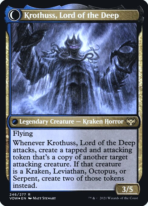 Runo Stromkirk // Krothuss, Lord of the Deep - Verso